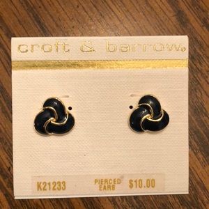 NWT Blue & Gold Earrings